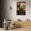 «Saloon Shoot Out» par Anton Otto Fischer - Art mural sur toile tendue avec châssis-2116777008