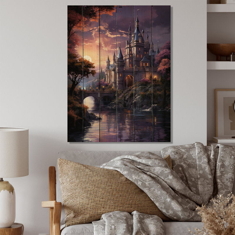 Châteaux Twilight Majesty Deep II sur bois, H 20 po x l 10 po x P 0,78 po