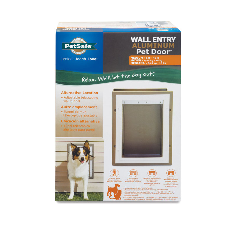 Wall Entry Pet Door, Medium