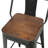 Saleh Counter Stool with Metal Frame-2021325167-2028004526