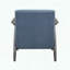 Fauteuil d'appoint décontracté transitionnel avec structure gris brique-612216958