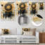 Abstrait Dreamcatcher, collage rétro - Dreamcatcher, art mural dans le salon-1114617652-1114617663