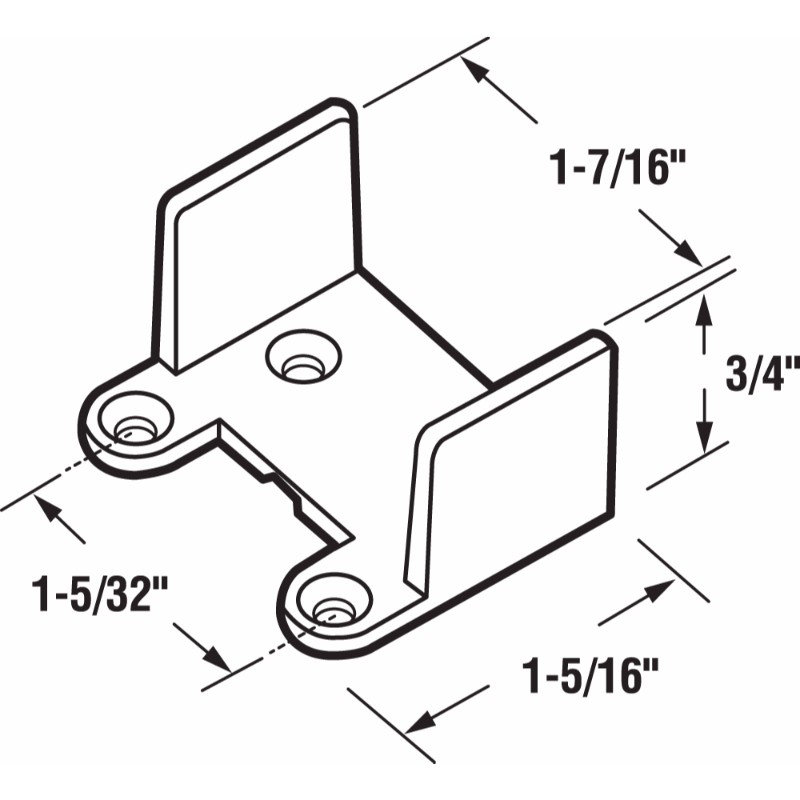 Prime-Line Bi-Pass Door Guide