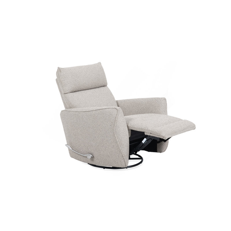 Fauteuil inclinable pivotant Gellar, bouleau, Beige