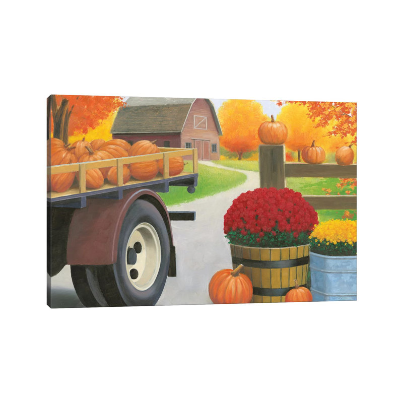 Autumn Affinity I by James Wiens - Wrapped Canvas Painting, 20.32 cm H x 30.48 cm W
