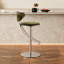 Chaise d'appoint verte et argentée (ensemble de 2)