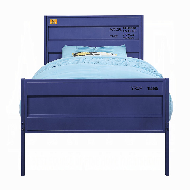 Lit double Cargo, Bleu, Double
