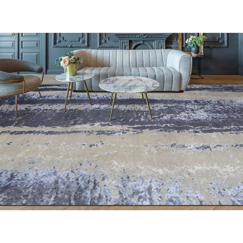 Abstract Area Rug, Rectangle 6' x 9'