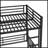 Full XL Over Full XL Metal Bunk Bed Frame, Heavy-Duty Design With Noise-Reduced Joints For Kids, Teens, And Adults