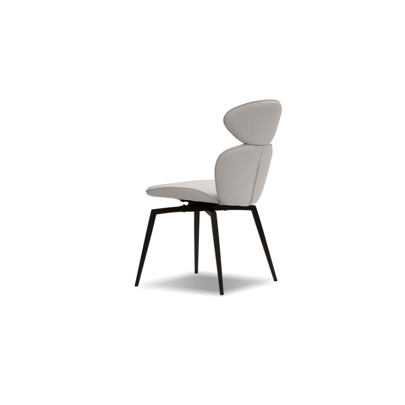 Antler 18.5'' H Upholstered Metal Side Chair, White