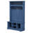 Hall Tree with Shoe Bench, 4 Shoe Cubbies and 1-TierTop Storage-129411418