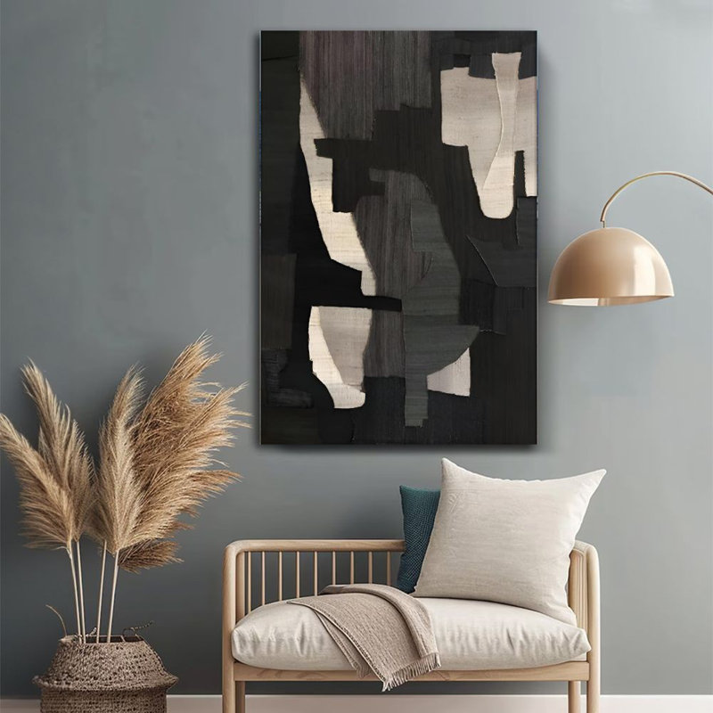 Toile tendue 24 po x 36 po Abstract