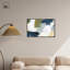 Art Remedy, bloc de couleurs abstrait sur toile texturée, verts II-111131583-111131586