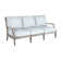 Haley Teak Outdoor Lattice Back Sofa