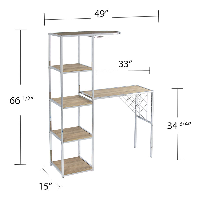 Northdom Serving Table with Bar Storage