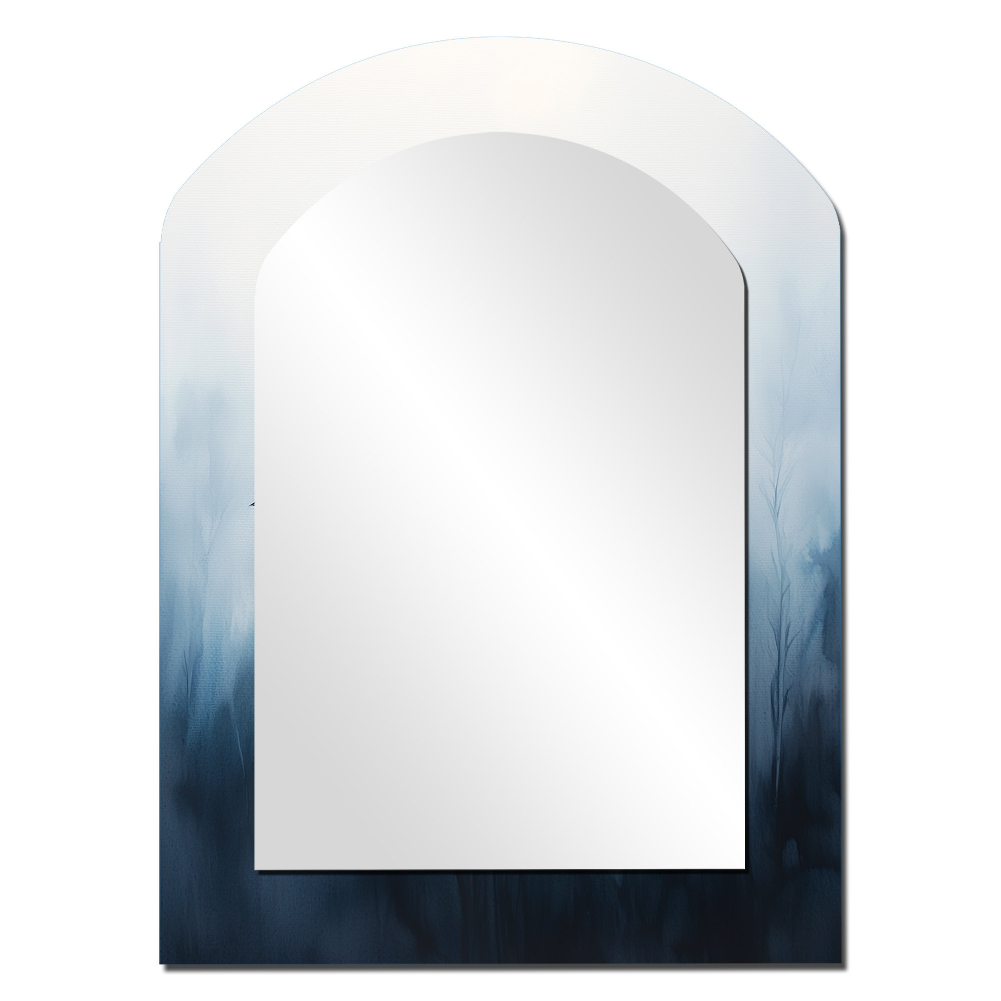 Hydrangea Mirror Design Art Blue Hydrangeas In The Mist Dream III - Hydrangea ...