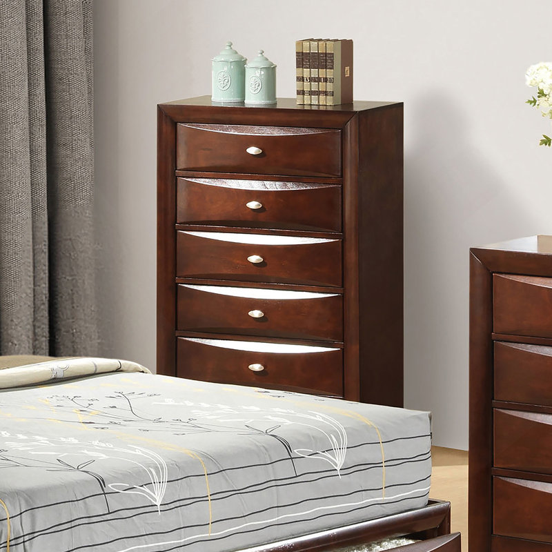 Mobilier de chambre à coucher 1 pièce, Cerisier