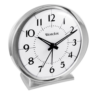 Babyben Glam Analogue Metal Quartz Movement / Crystal Tabletop Clock with Alarm