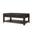Table basse à 2 tiroirs en chêne massif avec placage en chêne massif 48 po Jadida Francisco-1411773909
