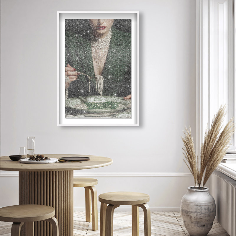 Forest Feast Print by Oliver Gal, 16.5"H x 11.5"W, White Shadowbox