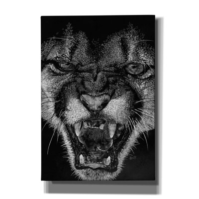 «Byas Fury On Canvas» par Barbara Keith, reproduction
