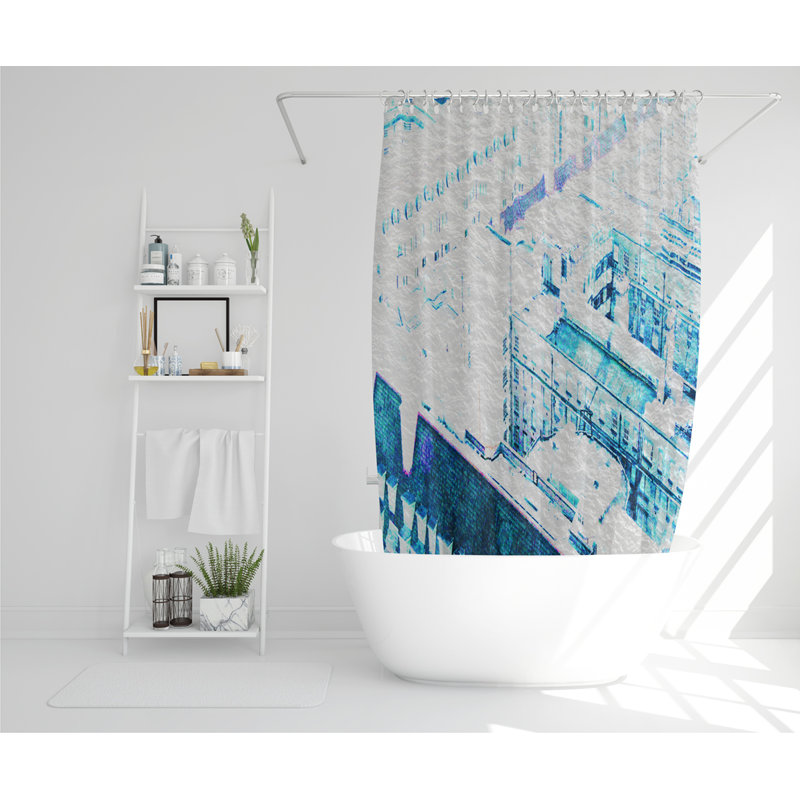Dimitt Polyester Shower Curtain Set
