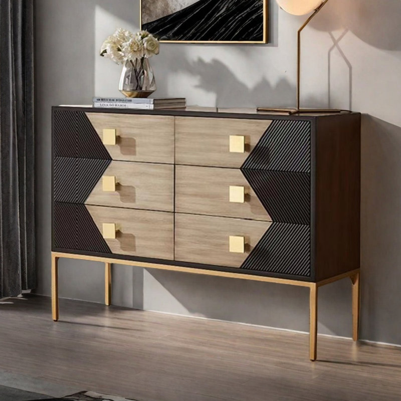 Modern light luxury drawer accent cabinet