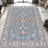 1PC Vintage Persian Geometric Floral area rugs for Living Room, Soft and Comfortable, Suitable for all seasons, easy-to-maintain, machine washable Indoor floor mat, Under Table Farmhouse suitable for dining room, bedroom, entryway, home office,-129163989