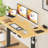 Eric Height Adjustable Standing Desk, 100% Bamboo Desktop-796140280-796140283