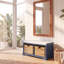 Banc de rangement rembourré à casiers Briananthony-889958076