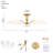 Modern 3-Light Sputnik Flush Mount Ceiling Light