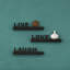 Ensemble de tablettes flottantes 3 pièces « Live, Laugh, Love » Akasya-1442098361