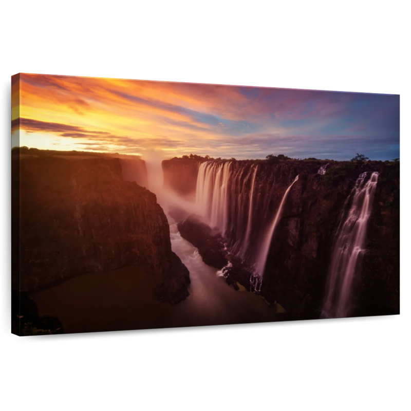 Alvord Enchanting Victoria Falls, H 20 po x l 30 po