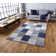 Jocelyn area rug Machine Woven Rectangle Grey/Blue