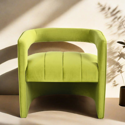Fauteuil de luxe entièrement revêtu de velours, avec revêtement incurvé sans assemblage - tissu à haute respirabilité