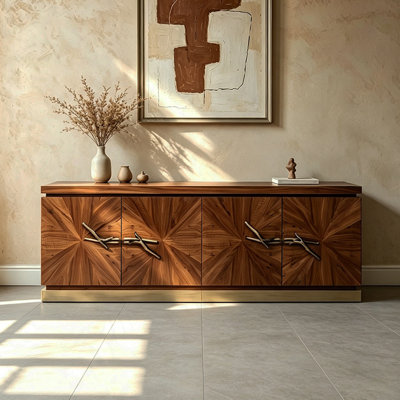 American-style retro light luxury sideboard