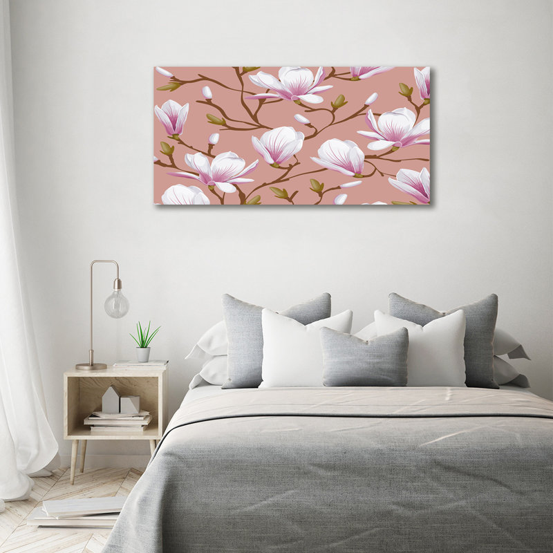 Magnolia - Print, 70cm H x 140cm W x 2cm D, Wrapped Canvas