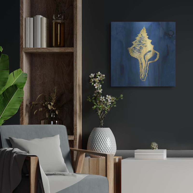 «Indigo Sea Treasure I» par Carol Robinson, H 24 po x l 24 po
