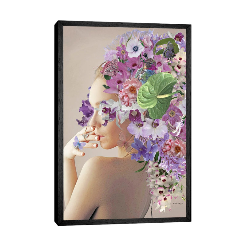 June by Ana Paula Hoppe - Print on Canvas, Black Framed, 152.4cm H x 101.6cm W x 3.81cm D