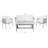 Alderico Acacia 5 - Person Patio Conversation Set with Cushions
