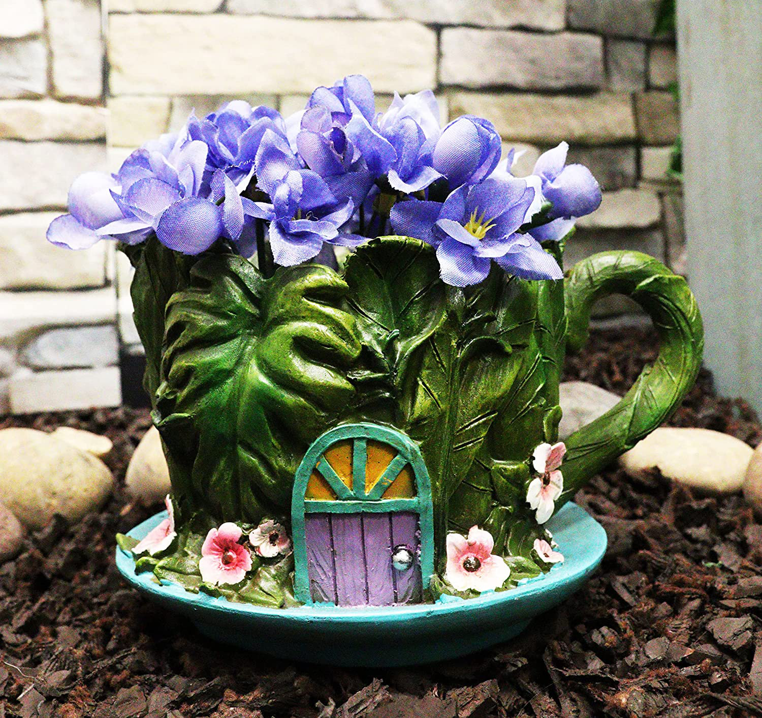 Artificial Mushroom Figurines Fake Vegetable Plant Fairy Garden