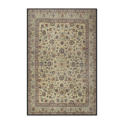 Tapis oriental kaki foncé Elouise