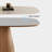 Cream-style solid wood rock table and chairs-102374351