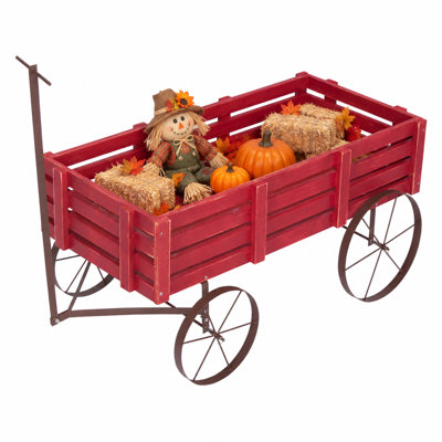 Heritage 28.5" Decorative Wagon Garden Planter