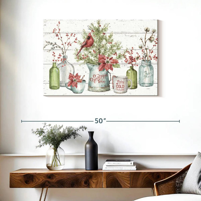 A Christmas Weekend I Shiplap, H 24 po x l 36 po