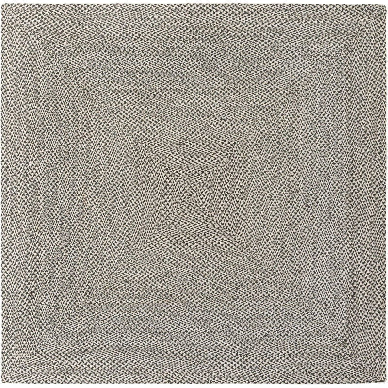 Tapis contemporain Aideen - gris, Carré 7 pi 10 po