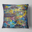 «Night City», impression graphique - Coussin imprimé paysage urbain-29862199-29862203