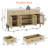62'' Buffet Cabinet with Storage,Large Sideboard Cabinet,Coffee Bar Cabinet with 3 Drawers and 4 Fluted Glass Doors for Home,Kitchen,Dining Room-1299345140