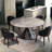 Modern Simple Round Marble Dining Table Sets-105511137