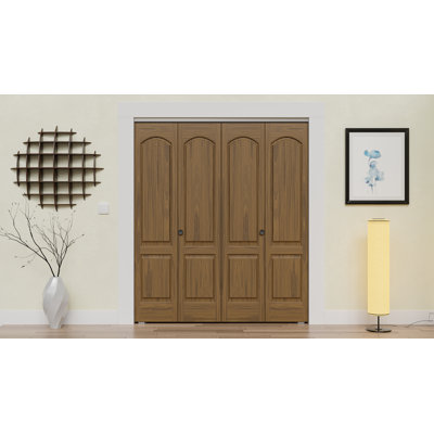 Bi Fold 8ft 96 Inch Heavy Duty Bifold Door Hardware Kit For 4 Doors Closet Folding Door - Heavy Duty 150 Lbs Track